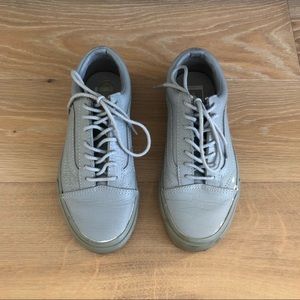 Vans Grey Crocodile Print Old Skools